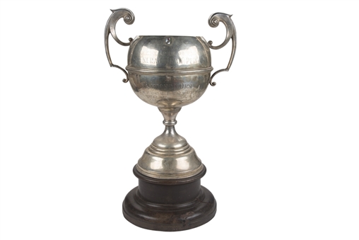 1954 Trophy Presented To Raimondo Orsi For 1934 World Championship 